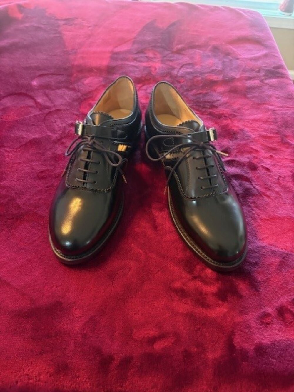 OAS Black Leather Oxford